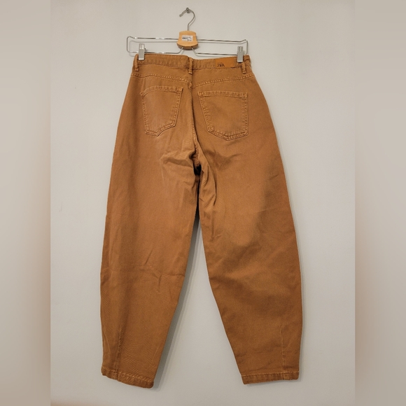 Zara Camel 90's Ballon Jeans - Picture 5 of 6